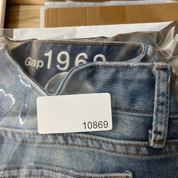 Gap Always Skinny Jeans Womens 24R Blue Distressed Stretch Casual High Rise - Picture 10 of 10